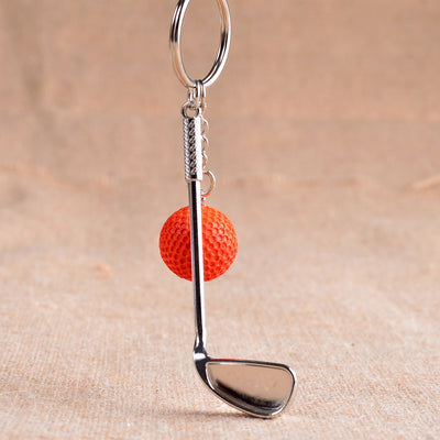metal golf keychain