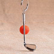 metal golf keychain