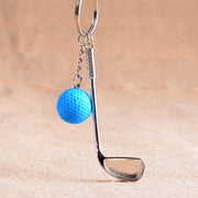 metal golf keychain
