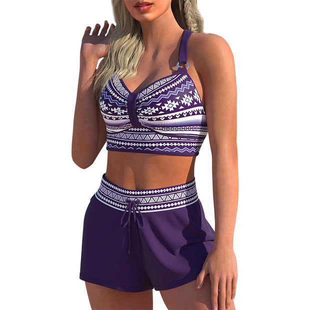 Women's Fashion Trend Two-piece Hot Spring Swimsuit