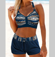 Women's Fashion Trend Two-piece Hot Spring Swimsuit