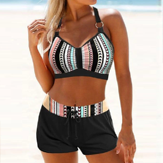 Women's Fashion Trend Two-piece Hot Spring Swimsuit